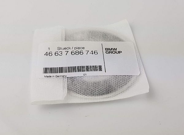 46637686746 Badge D=70mm BMW Emblem Logo Aufkleber - Chrome